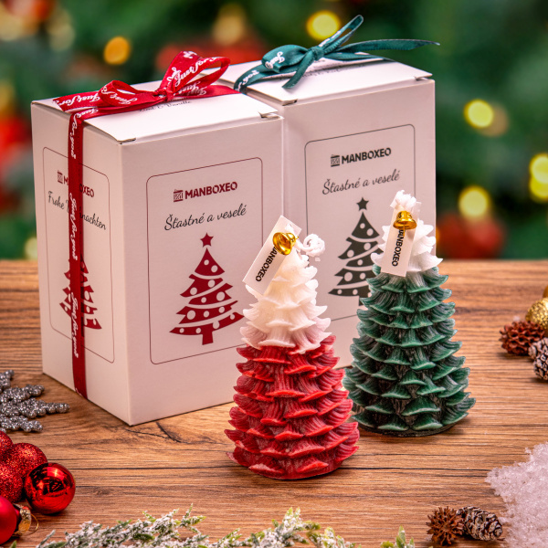 Weihnachtsbaum-Duftset als kleines Nikolausgeschenk fürs Büro