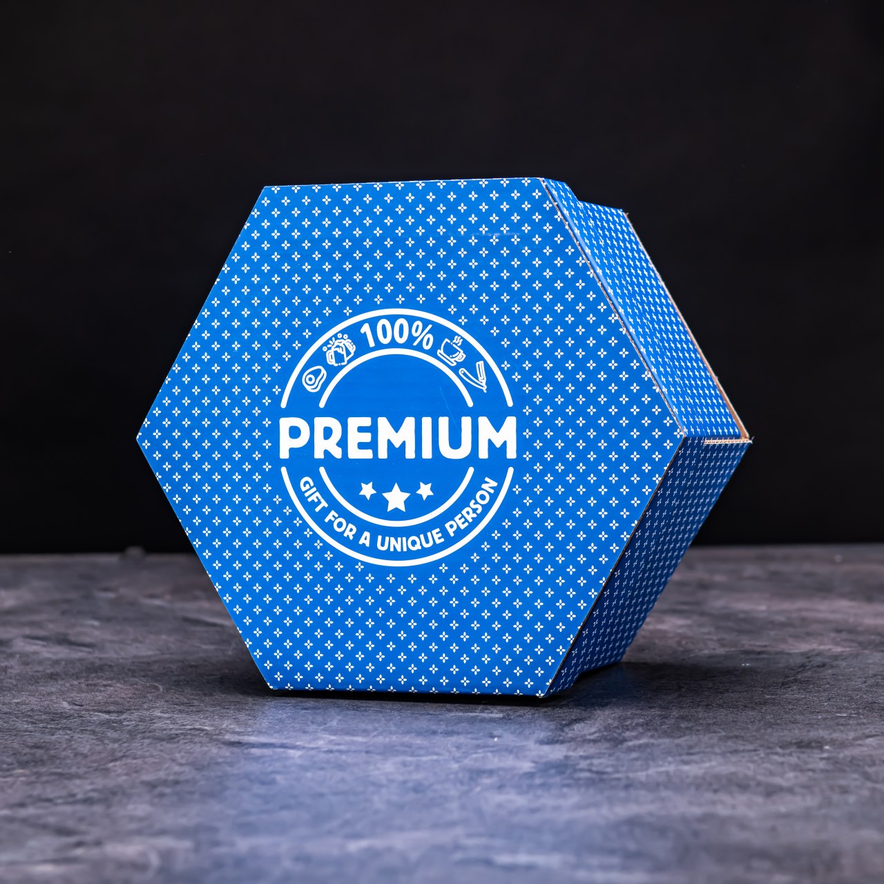 Giftboxeo - Modré (prázdný box)