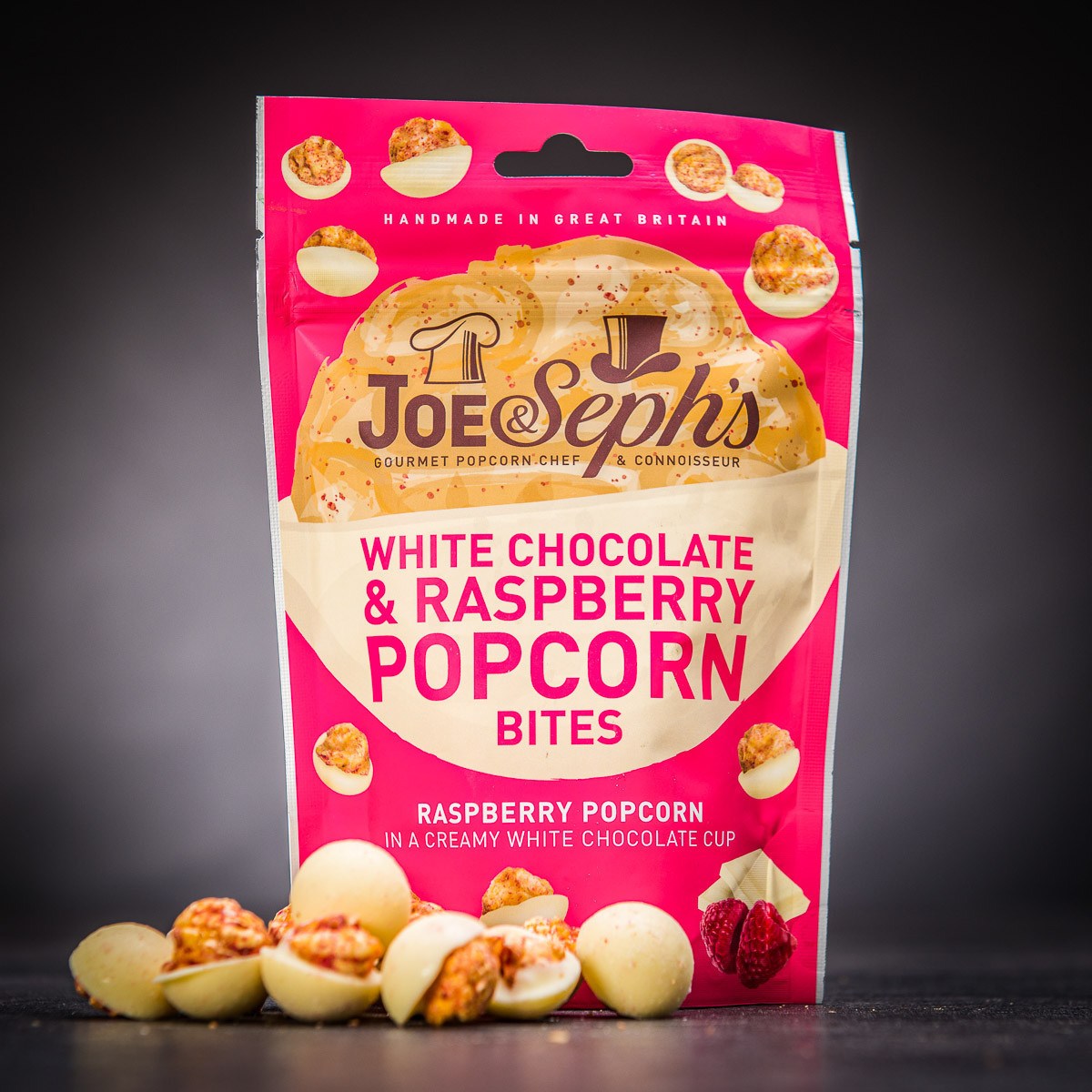 Hexagon plný luxusních popcornů - Fialový