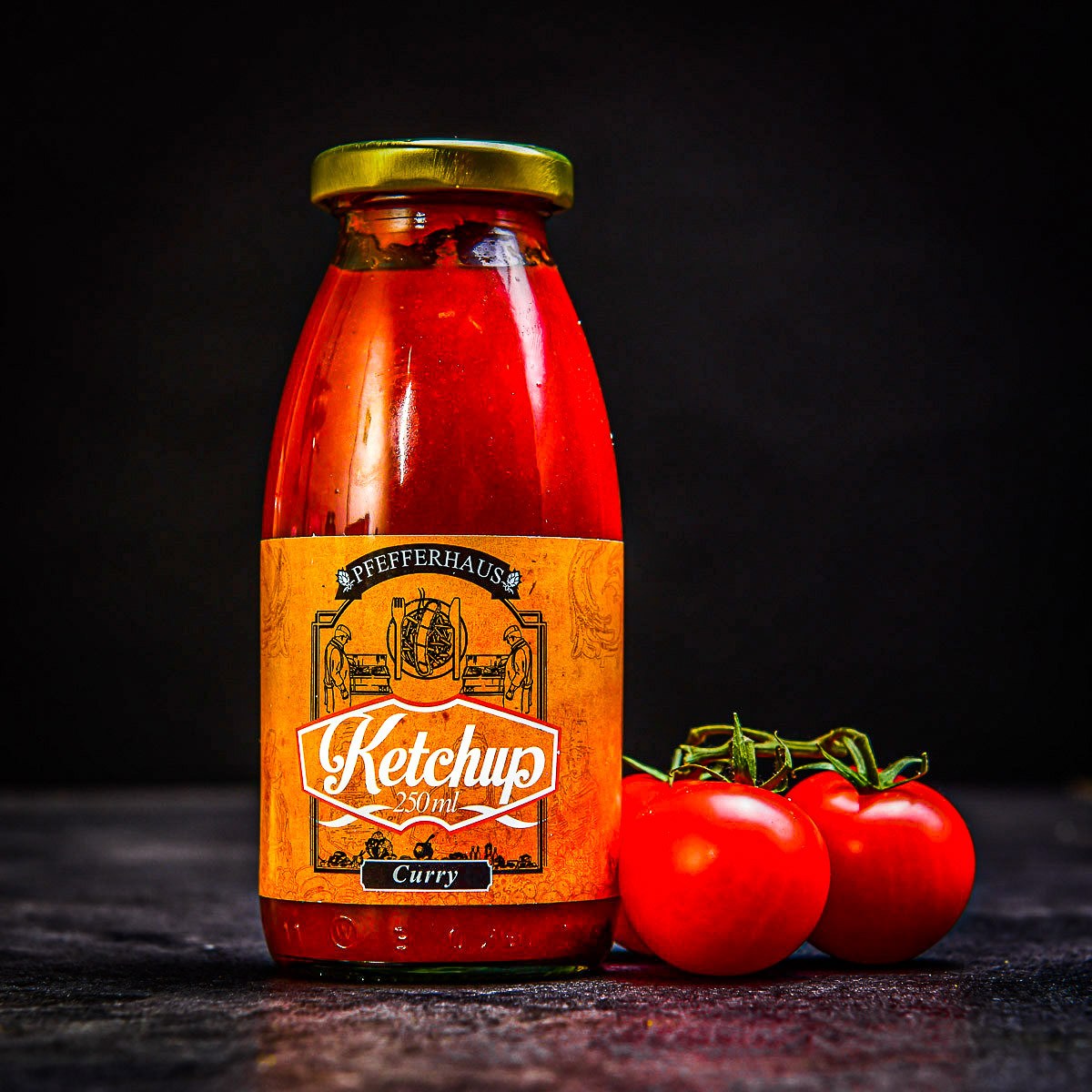Pikantní kečup s kari 250 ml