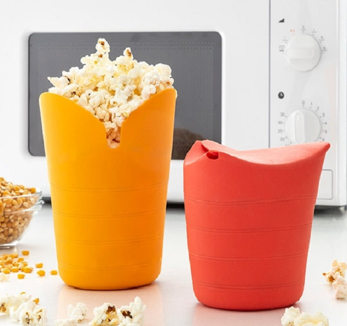 Silikonové skládací nádoby na popcorn popbox innovagoods (2 kusy) (V0103138)