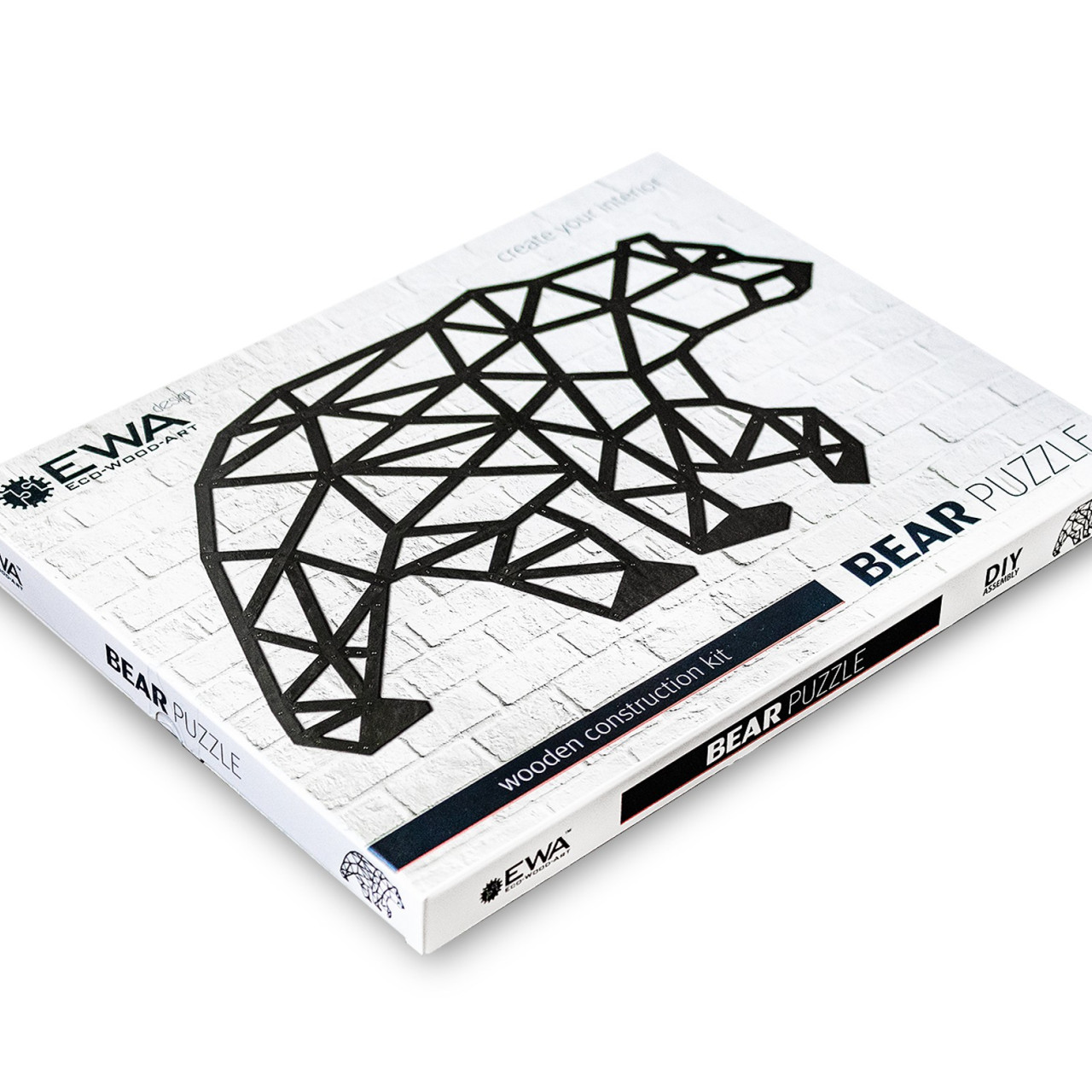 Designové nástěnné puzzle - Bear