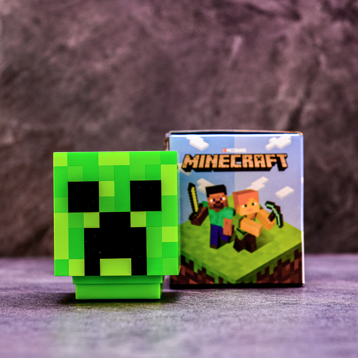 Minecraft Light Creeper Lampa