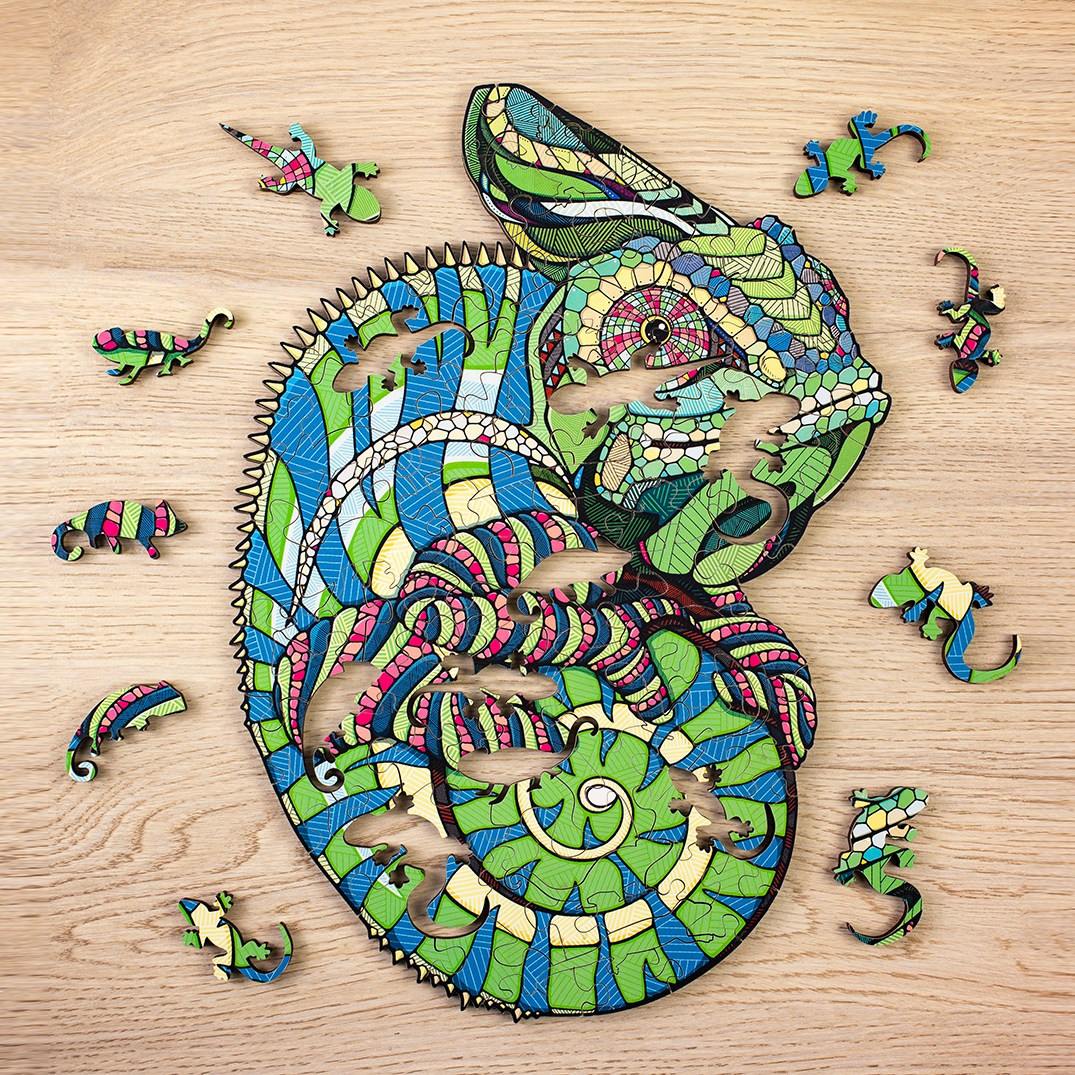 Kreativní magické puzzle – Chameleon