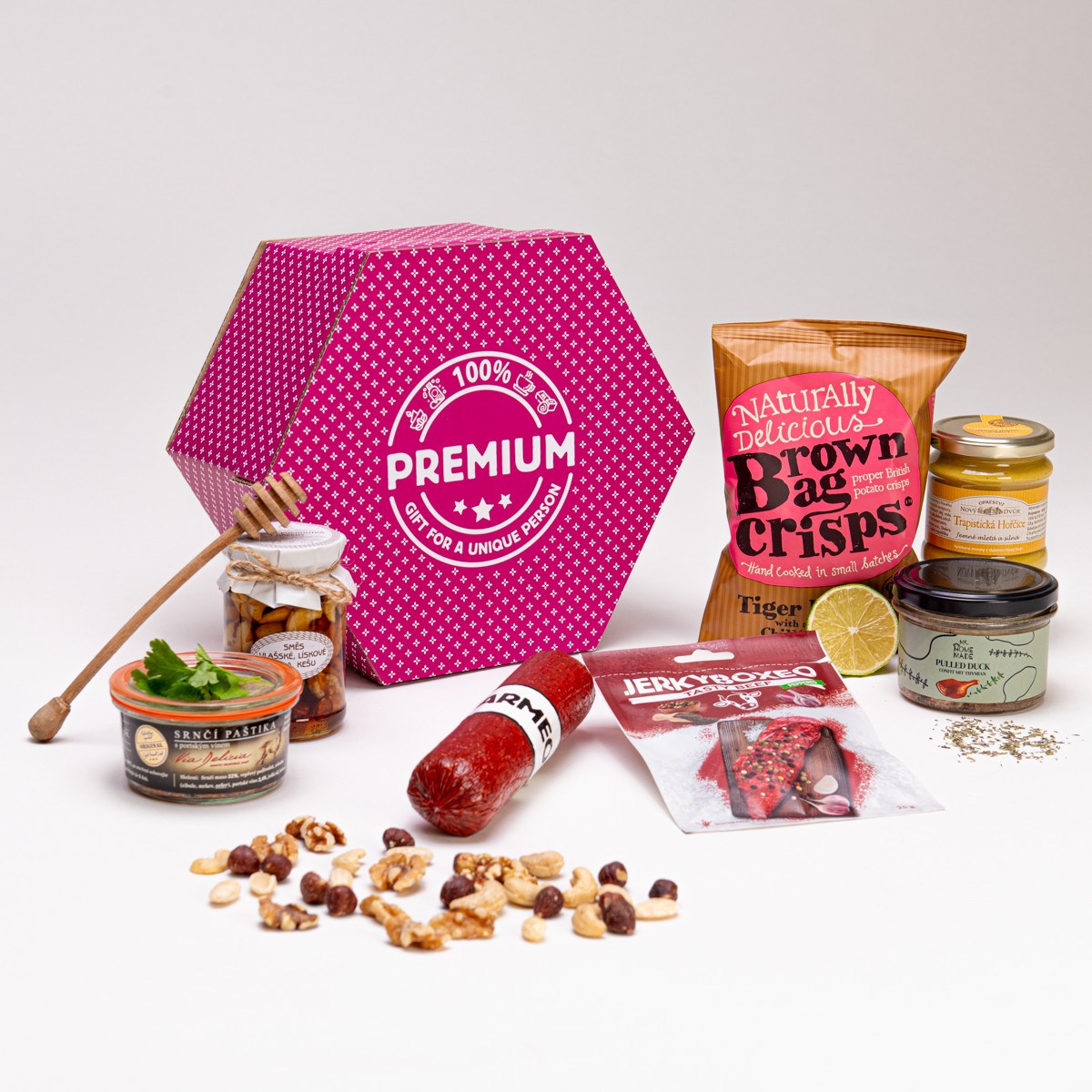 Giftboxeo pro gurmána - Fialové