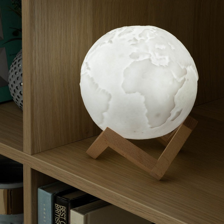 Dobíjecí led lampa planeta země worldy innovagoods (V0103265)