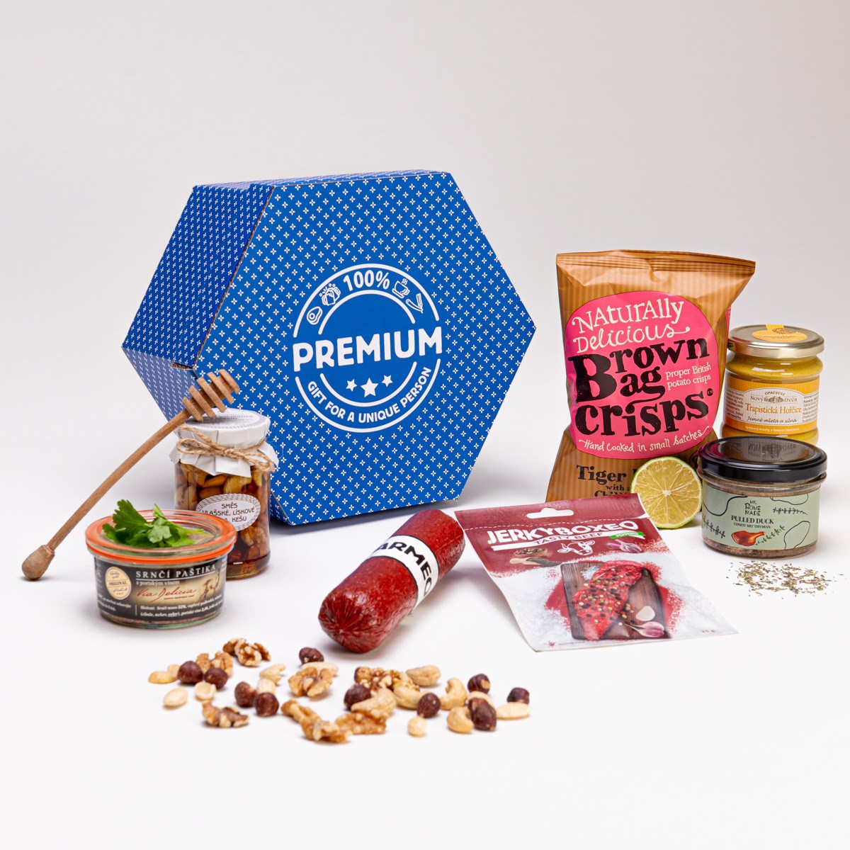 Giftboxeo pro gurmána - Modré