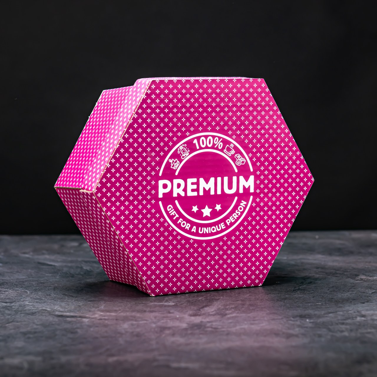 Giftboxeo - Fialové (prázdný box)
