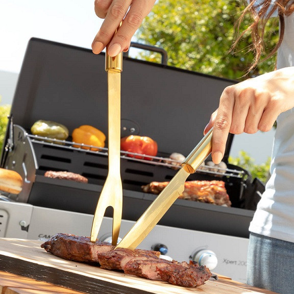 Luxusní kufřík s grilovacím náčiním bbq innovagoods (6 kusu) (V0103261)