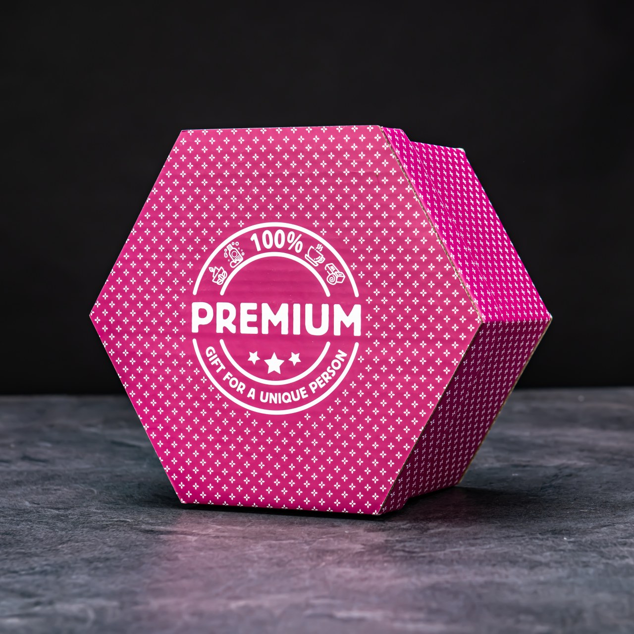Giftboxeo - Fialové (prázdný box)