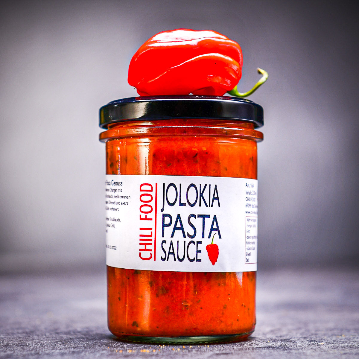 Lahodná omáčka na těstoviny s papričkou Bhut Jolokia 230 ml