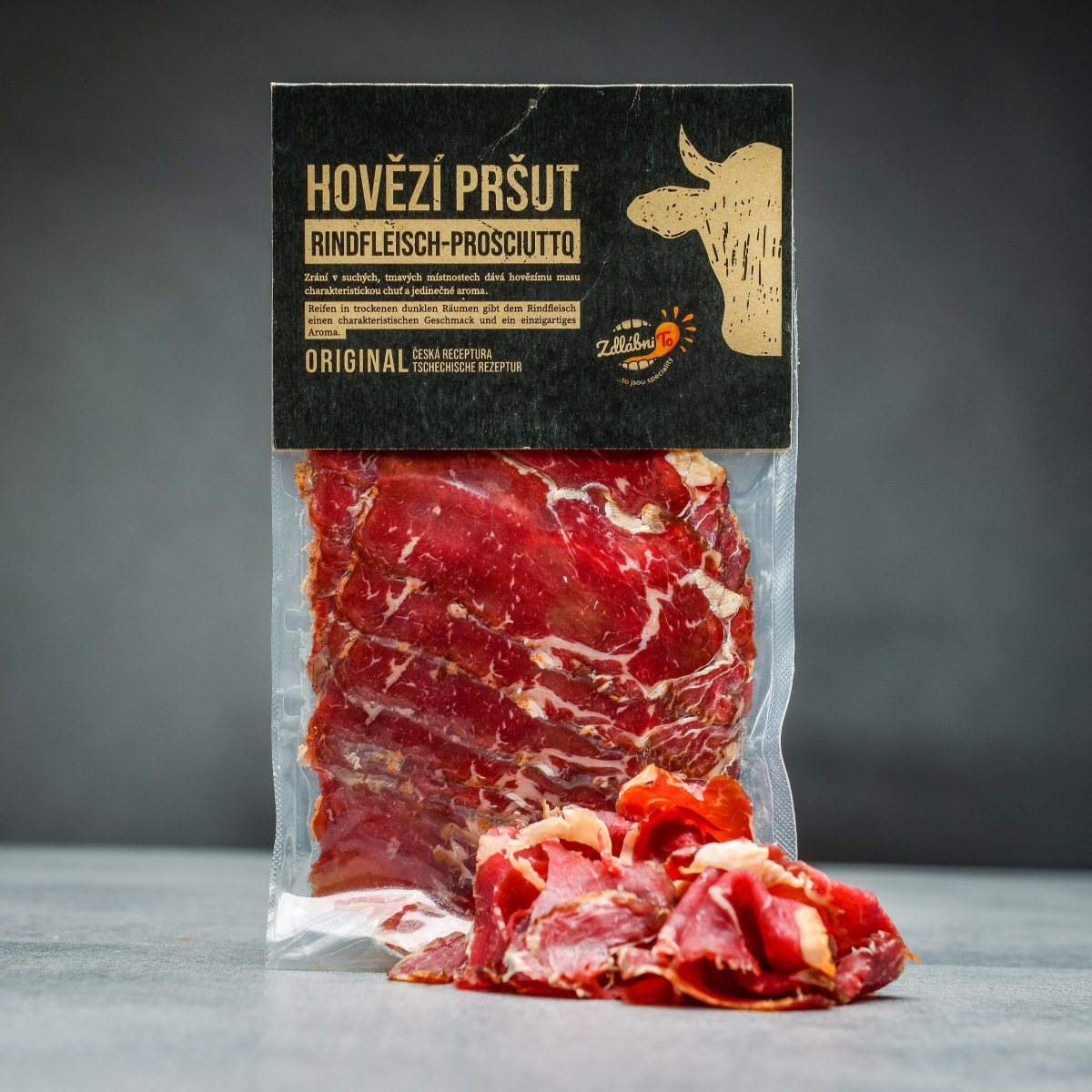3 x Pršut z kvalitního hovězího masa 100 g