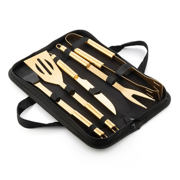 Luxusní kufřík s grilovacím náčiním bbq innovagoods (6 kusu) (V0103261)