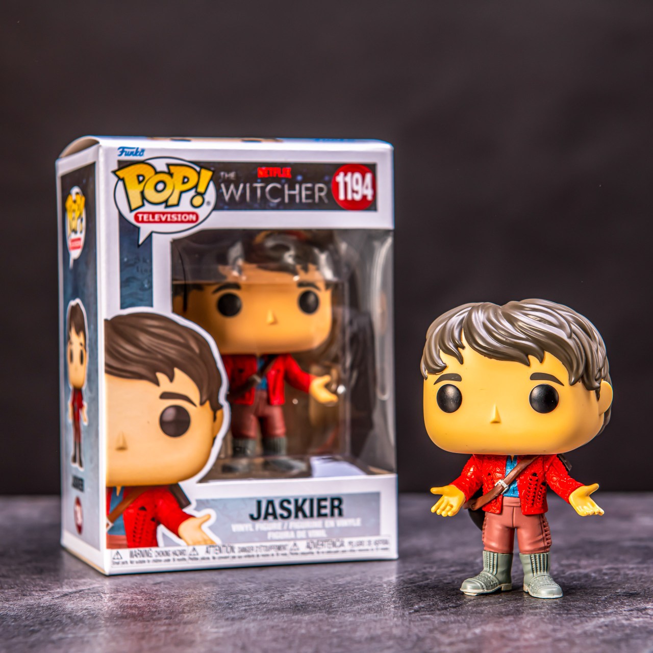 The Witcher POP! TV Vinyl Figure Jaskier (Red Outfit) 9 cm - Figurka POP Marigold Zaklínač (FK58909)