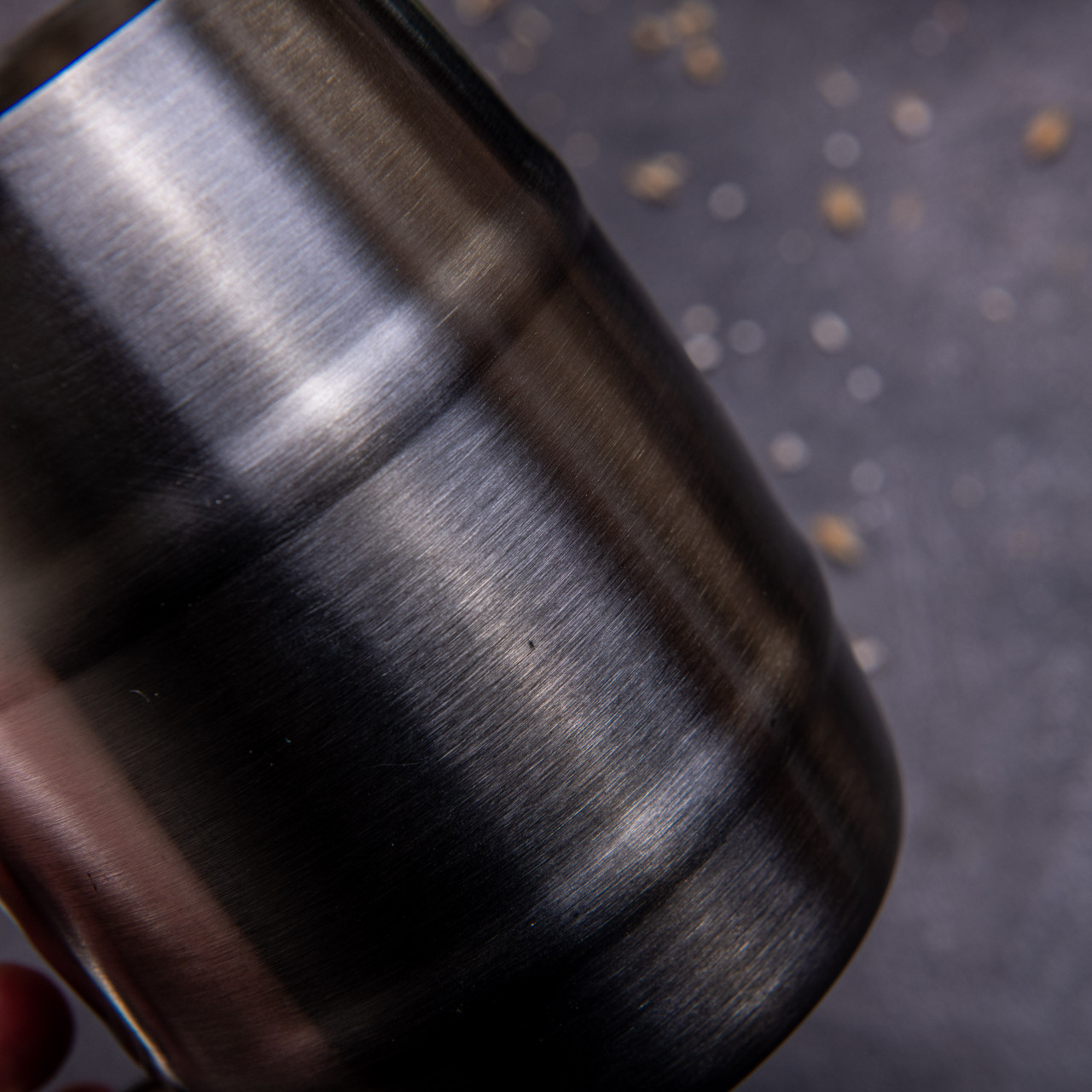 Nerezový "půllitr" Manboxeo s gravírováním 400 ml - broušený II. jakost