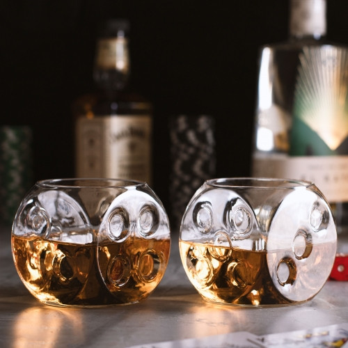 Dice Glass - sklenice hrací kocky 2 ks