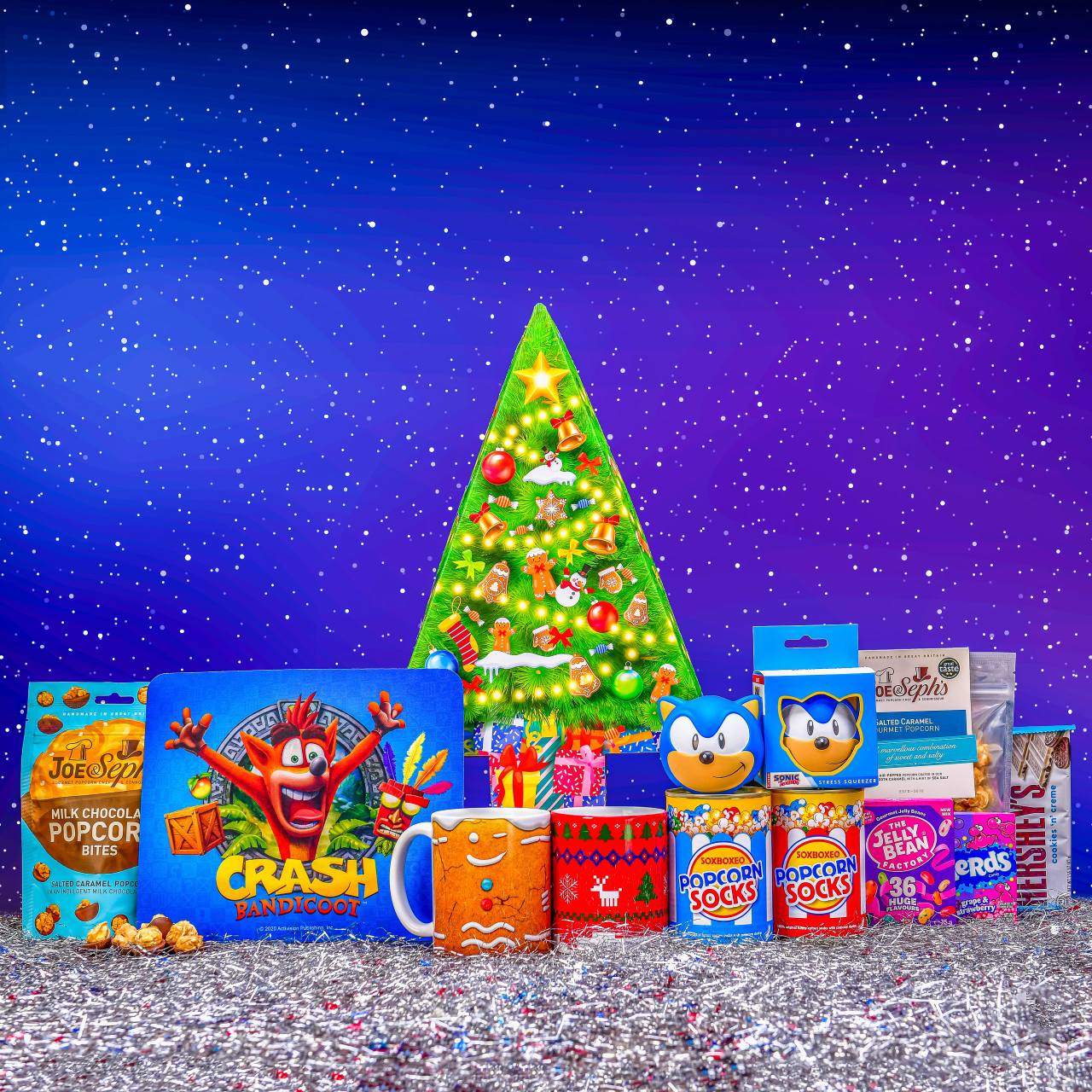 Vánoční stromeček s herní klasikou XXL