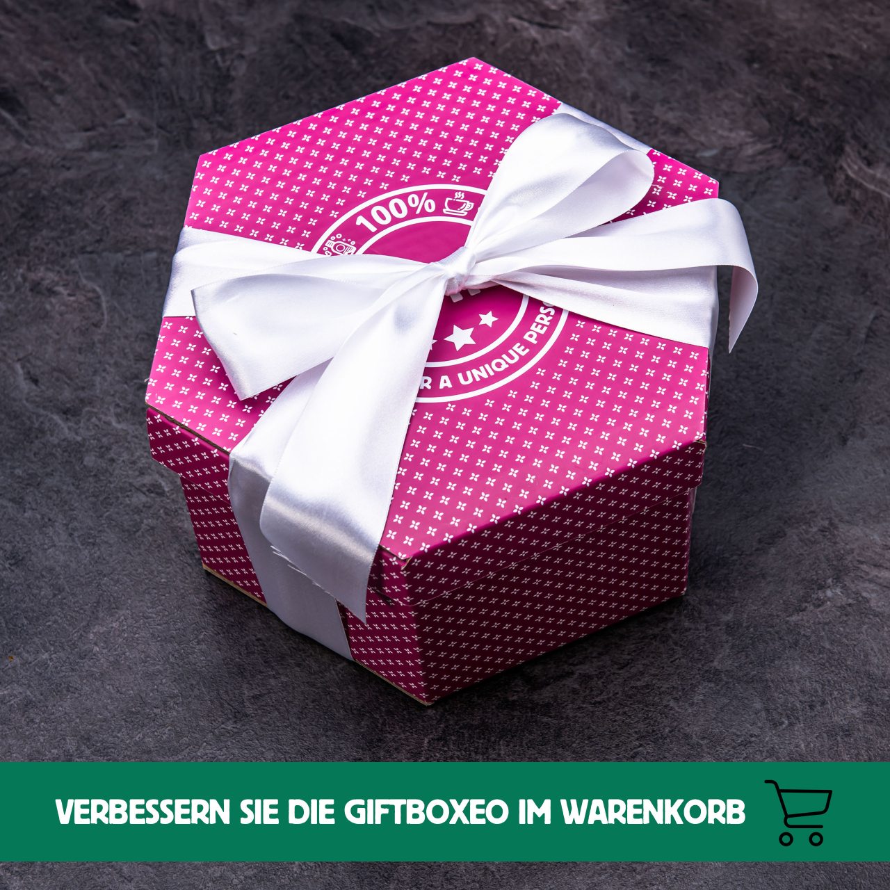 Giftboxeo plné prémiové kávy XXL - Fialové