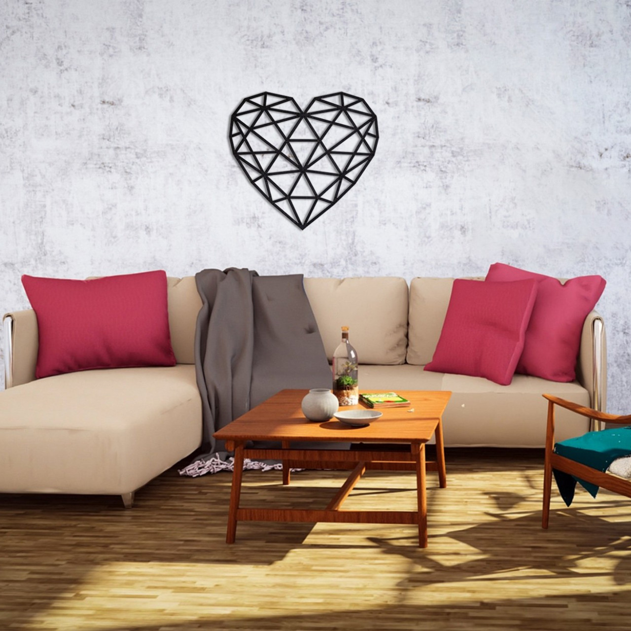 Designové nástěnné puzzle - Heart