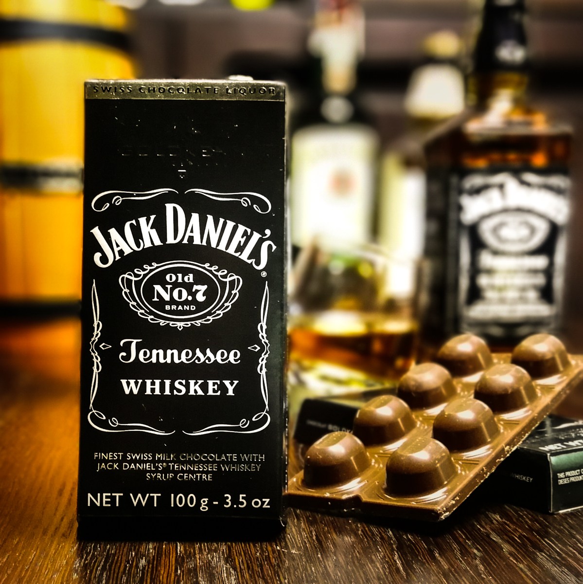 3 x Luxusní čokoláda Goldkenn s náplní Jack Daniel´s