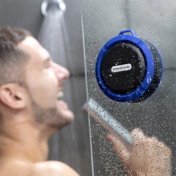 Přenosný bezdrátový reproduktor waterproof dropsound innovagoods (V0101205)