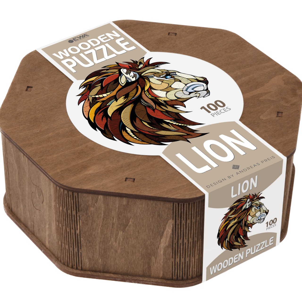 Kreativní magické puzzle – Lev
