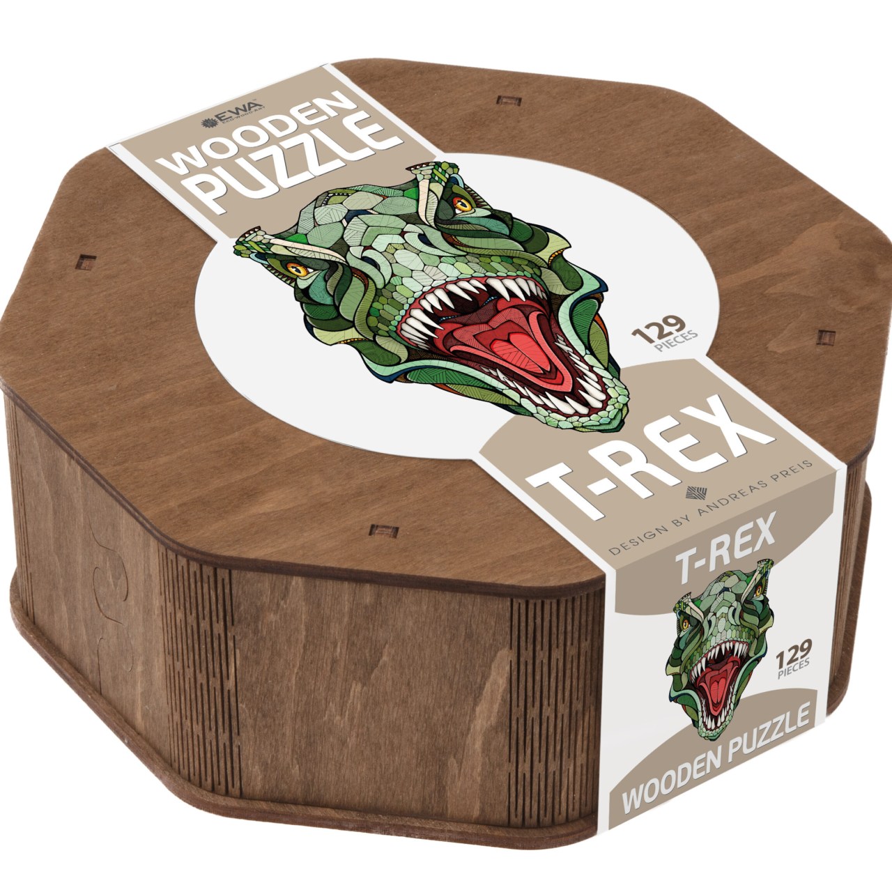 Kreativní magické puzzle – T-Rex