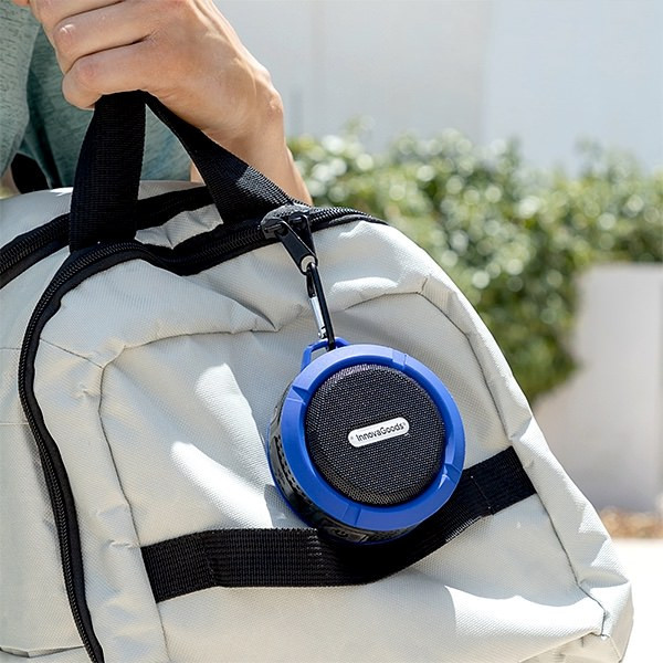 Přenosný bezdrátový reproduktor waterproof dropsound innovagoods (V0101205)
