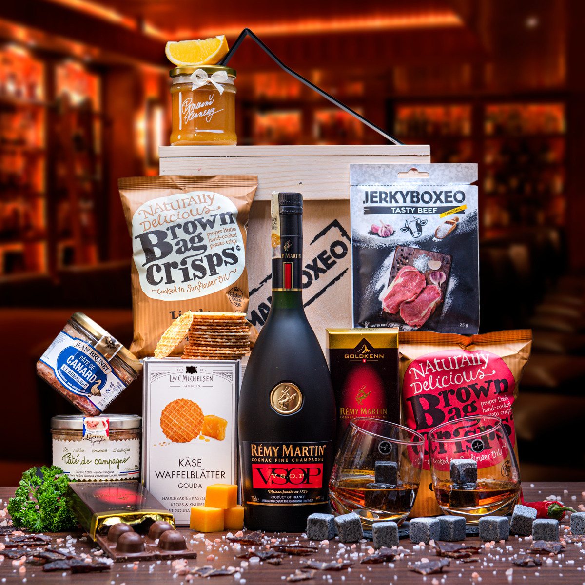Bedna s Cognacem VSOP