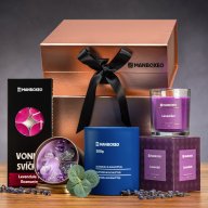 Giftboxeo dárkový box (rose gold) - Plné vůní levandule