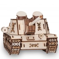 Dřevěný skládací 3D model - Tank ISU-152