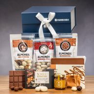 Giftboxeo dárkový box (royal blue) - Plné čokolády
