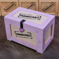 Truhla s bílým vínem XXL