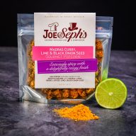 Luxusní kořeněný popcorn Joe & Seph's s kari, limetkou a cibulí 32 g