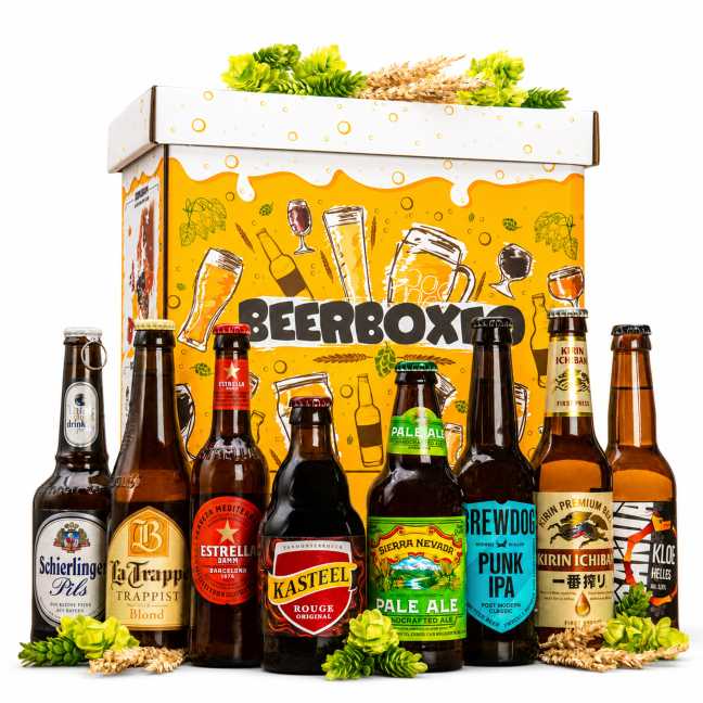Beerboxeo - Geschenkverpackung voller Bierspezialitäten