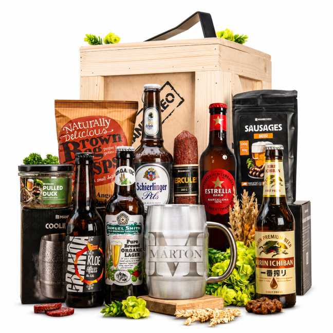 Manboxeo für Biertrinker voller Lagerbiere