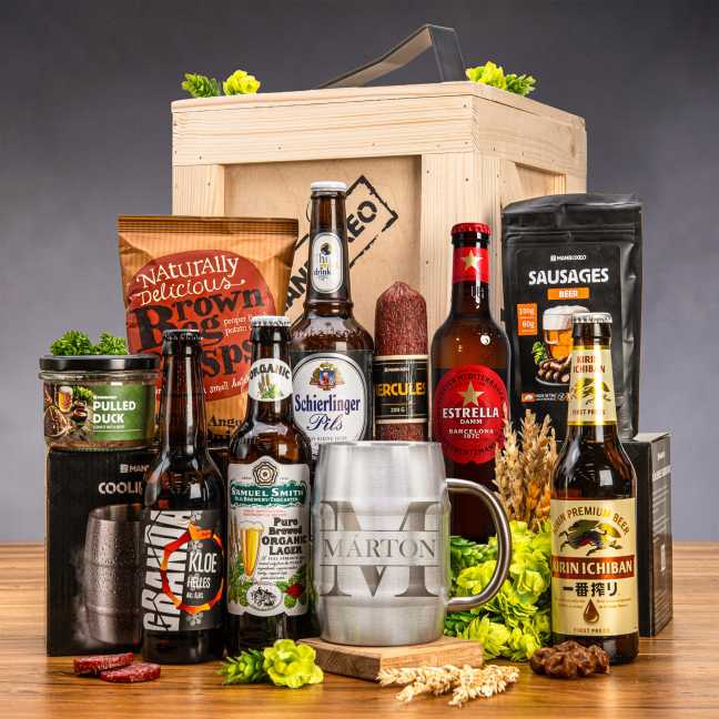 Manboxeo für Biertrinker voller Lagerbiere