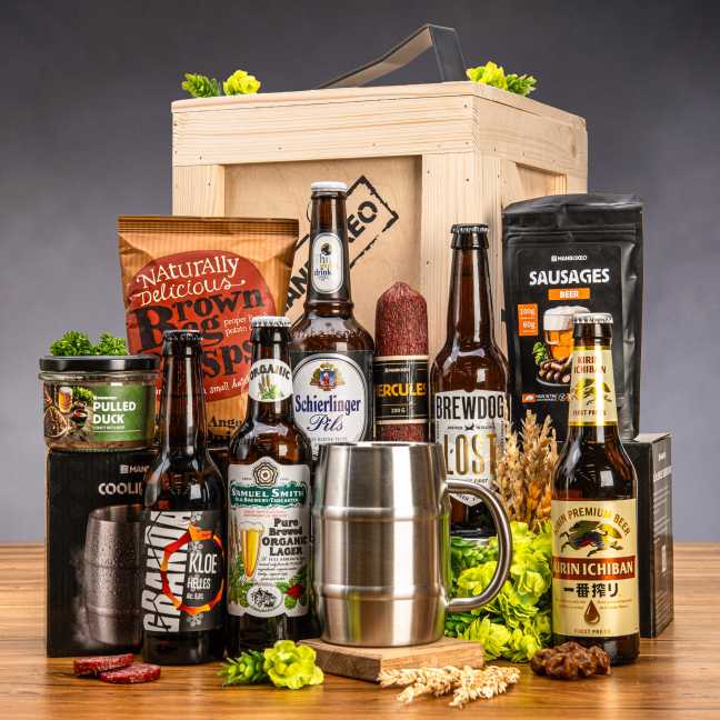 Manboxeo für Biertrinker voller Lagerbiere