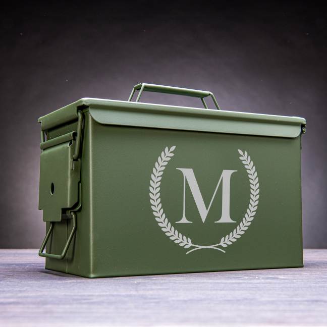 Leere Geschenk-Munitionsbox