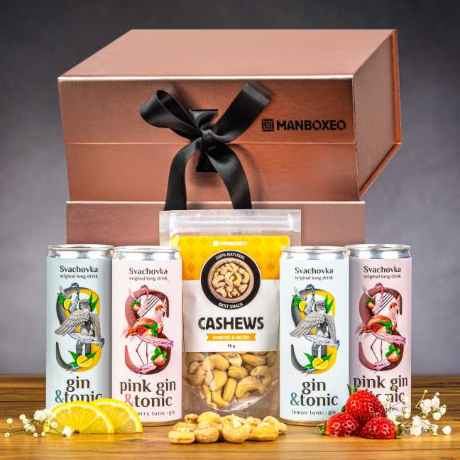 Valentins-Giftboxeo – Gin-Romantik