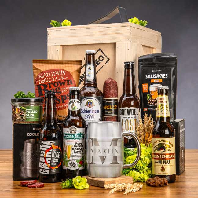 Manboxeo für Biertrinker voller Lagerbiere