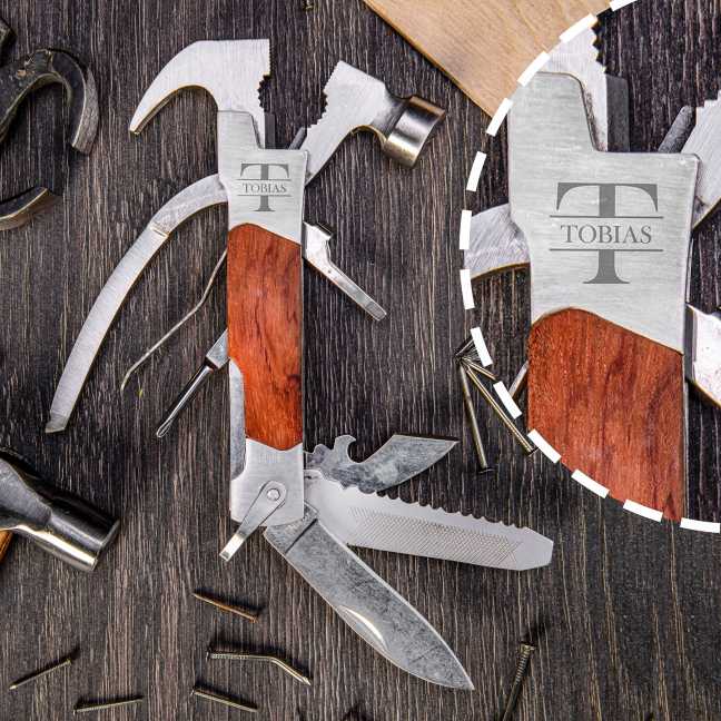 Toolboxeo Jack Daniel's + Multitool mit Gravur 