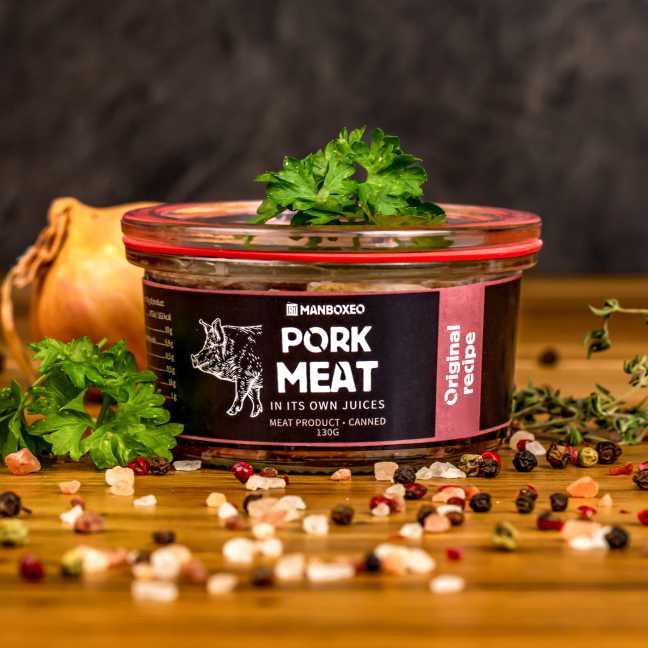 Schweinefleisch im eigenem Saft 130 g