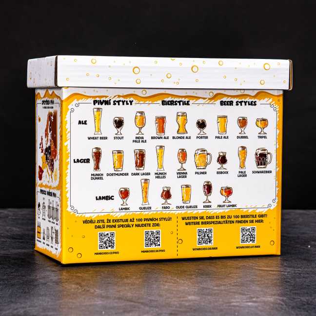 Beerboxeo - Geschenkverpackung voller Bierspezialitäten EXCLUSIVE und Fleisch