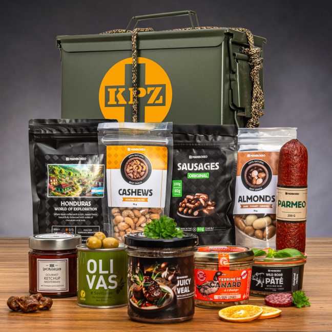 Armyboxeo voller Delikatessen
