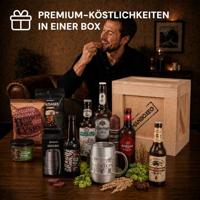 Manboxeo für Biertrinker voller Lagerbiere