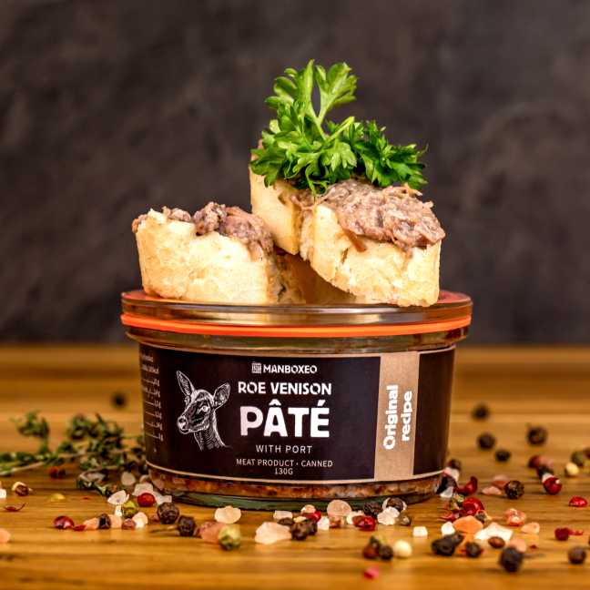 Rehpastete mit Portwein 130 g