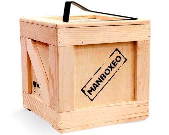 Boxen mit Brecheisen